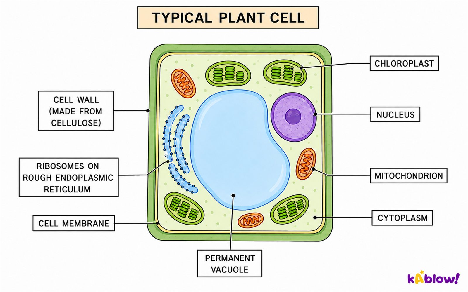 A typical plant cell