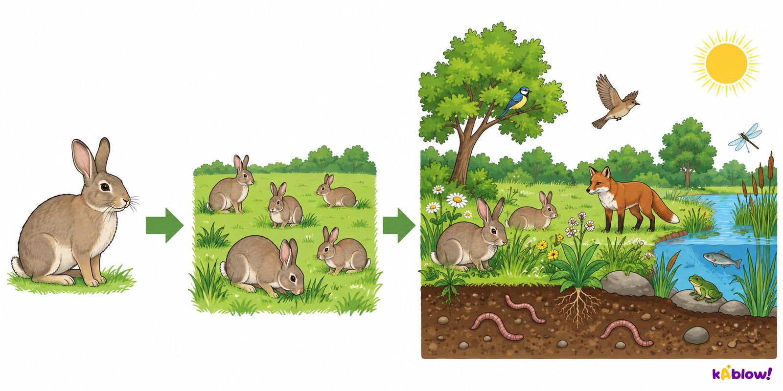 From one rabbit to a whole ecosystem
