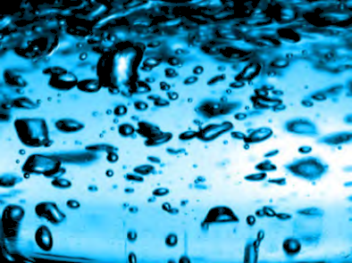 Bubbles forming in boiling water