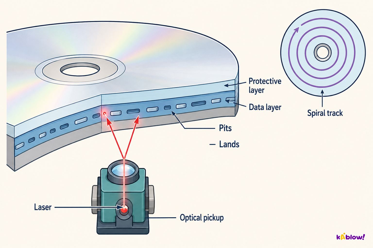 Optical disc storage